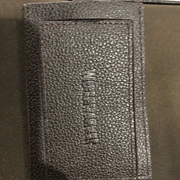 Leather travel bag for suits - Picture 3 of 7